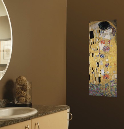 The Kiss Fullview - Gustav Klimt Painting